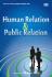 Human Relation and Public Relation